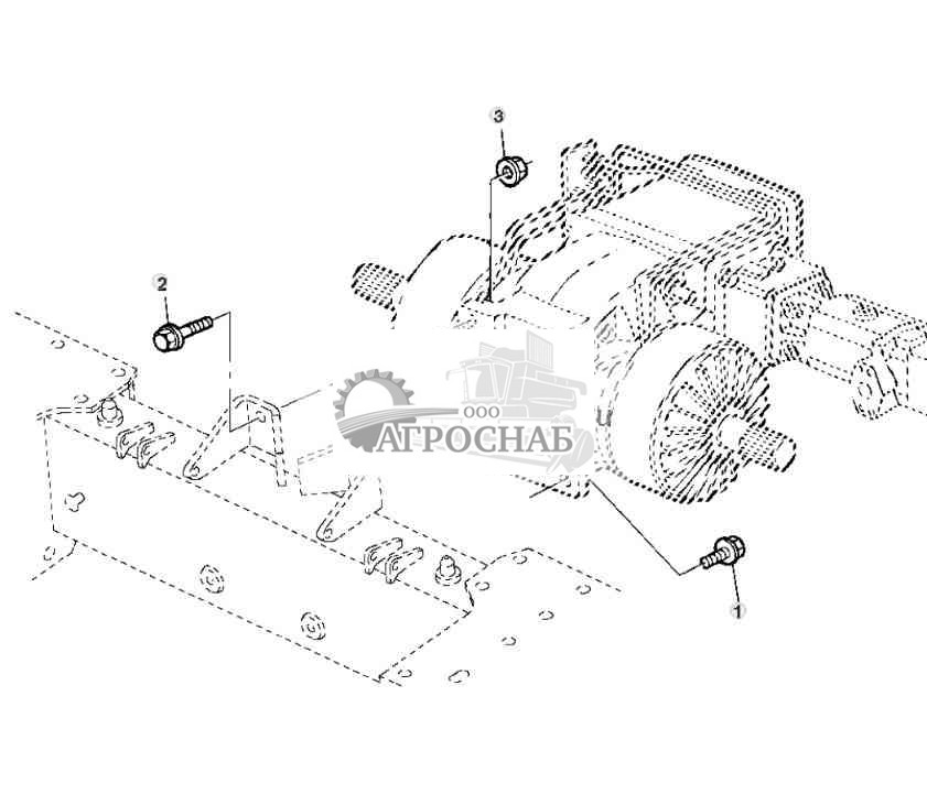 Крепления трансмиссии 